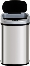 DecHome 11e851 Pattumiera in Acciaio Inox Apertura Automatica Sensore 58 Litri