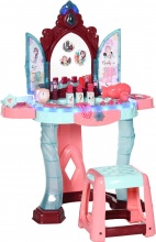 DecHome 144V00MX-350 Set Toeletta Sgabello con Luci e Musica Playset per Bambini da 3+ Anni