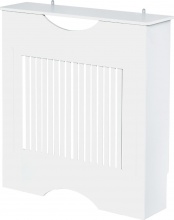 DecHome 149-820 Copritermosifone Bianco Design Antiribaltamento 78x19x82 cm