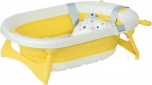 DecHome 14YL-400 Vaschetta Bagnetto Neonati Pieghevole 81.5x50.5x23.5 cm Bianco