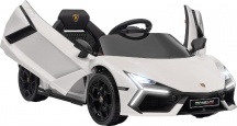 DecHome 150WTS461 Macchina Elettrica Bambini con Clacson e Telecomando Bianco