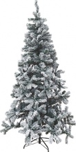 DecHome 153583 Albero di Natale Realistico Innevato Sestriere h.210 cm PVC
