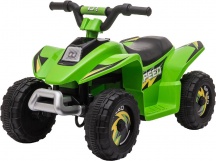 DecHome 166V90GN Macchina Elettrica Bambini 6V Quad Batteria Ricaricabile 3+ Verde 1690GN
