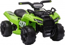DecHome 189V90GN Macchina Elettrica Bambini 6V Quad Fari e Pedale 18+ Mesi Verde