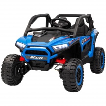 DecHome 210BUS459 Macchina Elettrica per Bambini 3-8 Anni Velocit� 5-7kmh Blu