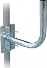 DecHome 23c69 Supporto per Antenna a Parabola Piastra cm 14x12.5 cm 24x25