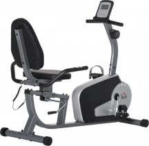 DecHome 301A90 Cyclette Orizzontale Recumbent 8 Livelli Schermo LCD Regolabile