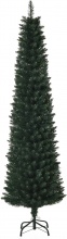 DecHome 323 Albero di Natale Artificiale Alto Base Pieghevole 380 Rami 180cm Verde