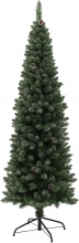 DecHome 331GNS362 Albero di Natale Innevato Alto 180 cm con 618 Rami e Pigne