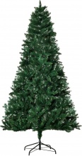 DecHome 354V02 Albero di Natale Artificiale Pieghevole Base Rimovibile 210cm Verde