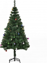 DecHome 016DH54 Albero di Natale 150cm con Palline e Decorazioni Verde