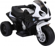 DecHome 370064BK Moto Elettrica Bambini BMW S1000RR a 3 Ruote Luci e Suoni 3+