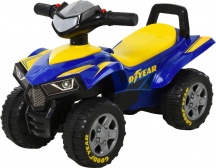 DecHome 370108BU Macchina Elettrica Bambini Quad Spazio di Stoccaggio 1+ Blu