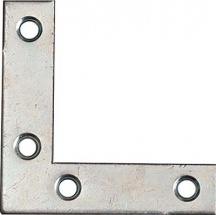 Brugel 4403i4449 Angolare Rinforzo Zincato S.mm 1.8 Cf Pz 100 mm 70x70x12