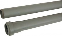 DecHome 448e494 Tubo Scarico Idrico Ad Innesto 1 Bicchiere PP grigio mm 90 cm 200