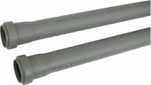 DecHome 449f495 Tubo Scarico Idrico Ad Innesto 2 Bicchieri PP grigio mm 90 cm 200