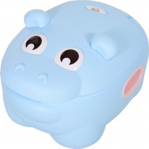 DecHome 460005BU Vasino per Bambini Antiscivolo Schienale Alto e Maniglie Blu