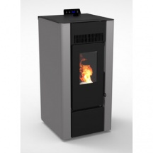 DecHome 53813 Stufa a Pellet Ventilata 8,10 kW 15 Kg 226 m3 Antracite Efesto 9