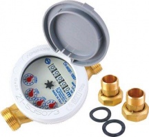 Brugel 5455h5501 Contatore Acqua Fredda Domus Dbrf15 Quadrante Bagnato 12 M