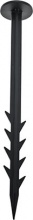 Brugel 5481g5527 Picchetto Chiodo Blocca Telo Pa Nero Dentato mm 45 H.cm 20 Cf Pz 100