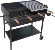 VivaGarden 553b599 Barbecue Carbonella Legna Party Cruccolini cm 51x97 H.cm 92