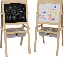DecHome 569-811ND Lavagna Bambini Cavalletto 3 1 e Cestini Et� 3-6 anni 58x50.5x109