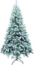 DecHome 5917661 Albero di Natale Innevato Sestriere Altezza 210 cm con 1000 Rami