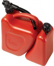 Brugel 622h668 Tanica Carburante Doppio Uso PP Rosso lt 5 + 2