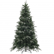 DecHome 660GNS363 Albero di Natale Innevato con 850 Rami �110x180 cm Verde