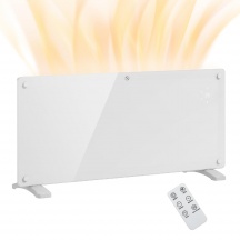 DecHome 682WTS551 Riscaldatore a Convezione 2000W Regolabile Telecomando Bianco