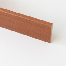 Brugel 733191 Set 5 Battiscopa in MDF 1,1 x 8 cm x Larghezza 240 cm 5 colore Ciliegio