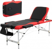 DecHome 755539RD Lettino Massaggi Portatile Pieghevole e Professionale Alluminio