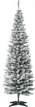 DecHome 83018DV0D Albero di Natale 180 cm Rivestito Floccaggio Bianco Rami 390