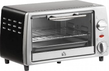 DecHome 870DH84 Fornetto Elettrico 10L Temperatura Regolabile Timer Griglia Teglia