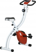 DecHome 870RDS428 Cyclette Magnetica Pieghevole a 8 Livelli di Resistenza Rosso