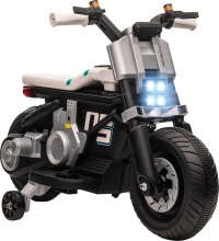DecHome 90WT-370 Moto Elettrica Bambini Rotelle Clacson e Musica Bambini 3+ Nero