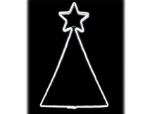 DecHome 966583 Albero di Natale Flex Neon Bianco 360 Led InternoEsterno 18032