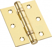Brugel A0203N40 Cerniera Con Cuscinetti Ottonata mm 100x75 Spessore 3