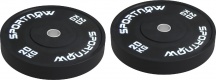 DecHome A2801BKAO12 Set di 2 Dischi da 20kg per Bilanciere e Manubri Nero