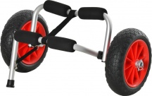 DecHome A3D006 Carrello Kayak Pieghevole Pneumatici 25cm Alluminio Max 60Kg