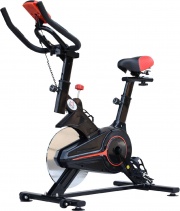 DecHome A5015D Cyclette per Allenamento Aerobico con Display LCD Nero e Rosso