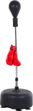 DecHome A51057BK Punching Ball Sacco Boxe Da Terra Guantoni Inclusi Altezza A91-097B