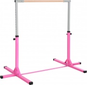 DecHome A51055PK Barra orizzontale per ginnastica regolabile in acciaio e legno