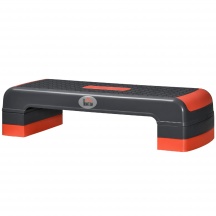 DecHome A9DH8RDALT Step Fitness per Aerobica Altezza Regolabile Nero e Rosso
