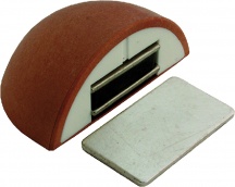 Brugel AP123000002 Bloccaporta Magnetico mm 52x32 Finitura Ciliegio