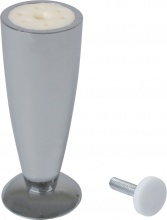 Brugel B0229 12 Piedino Per Mobili Regolabile Conico H.Mm 120 Cromo Satinato