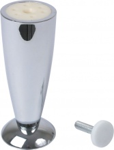 Brugel B0229 52 Piedino Per Mobili Regolabile Conico H.Mm 120 Cromo