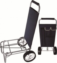DecHome BC807868 Carrello Pieghevole in Tessuto Oxford e Acciaio cm 96x15,5x51 h Blu