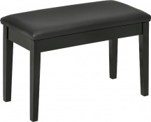 DecHome BKA830F Sgabello per Pianoforte con Vano Contenitore 75x35x49 cm Nero
