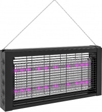 DecHome BKEF288 Lampada Antizanzare per Interno 8W 49x6x25 cm Nero